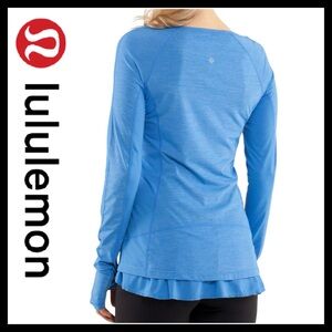 Lululemon Women’s Run In The Sun Long Sleeve Shirt (Porcelaine) Size (10)